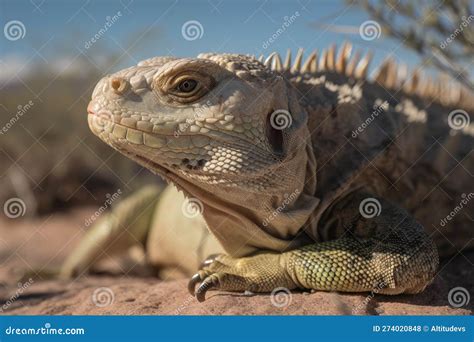 Iguana: Een koudbloedige schoonheid met een liefde voor zonnen en smakelijke bladeren!